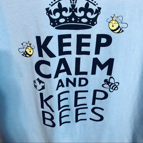 Keep Calm and Keep Bees Unisex Tee - Picture 4 of 6
